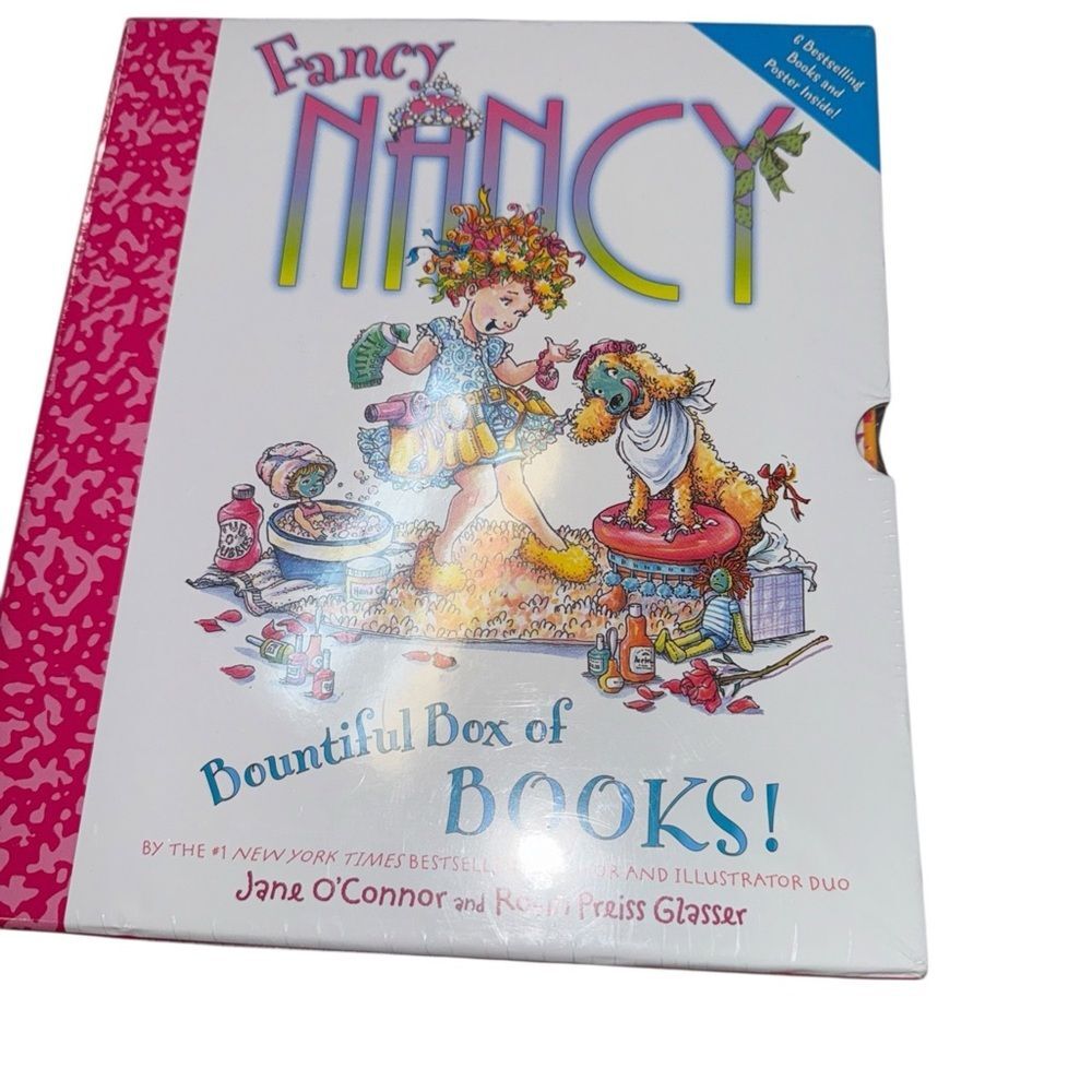 Fancy Nancy Bountiful Box of Books – 6 Hardcover Set – NEW Sealed